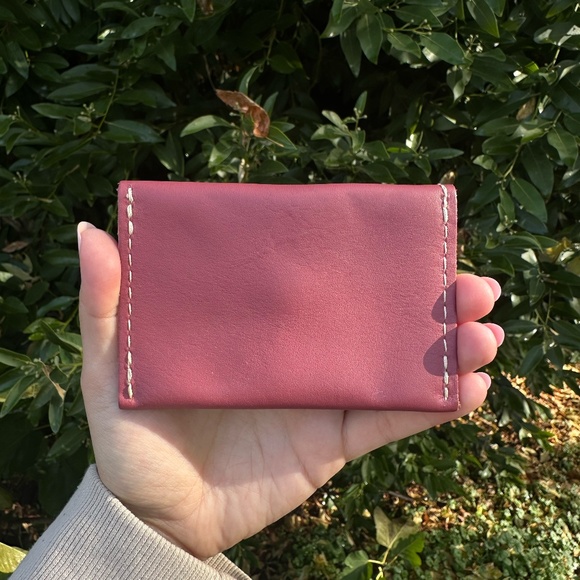 GUAVA 🩷 BNNU: Mini Envelope Wallet (Portland Leather Goods) - Picture 2 of 4